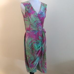 Nanette lepore Palm wrap dress